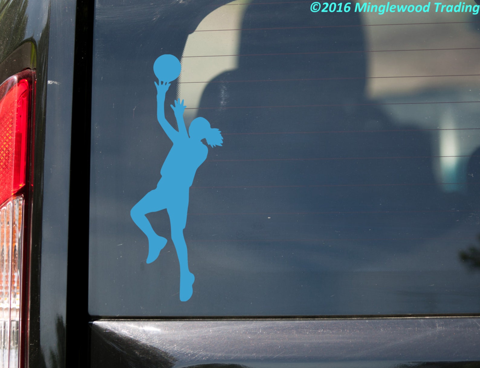 GIRL BASKETBALL PLAYER Vinyl Decal Sticker Female Womens Etsy