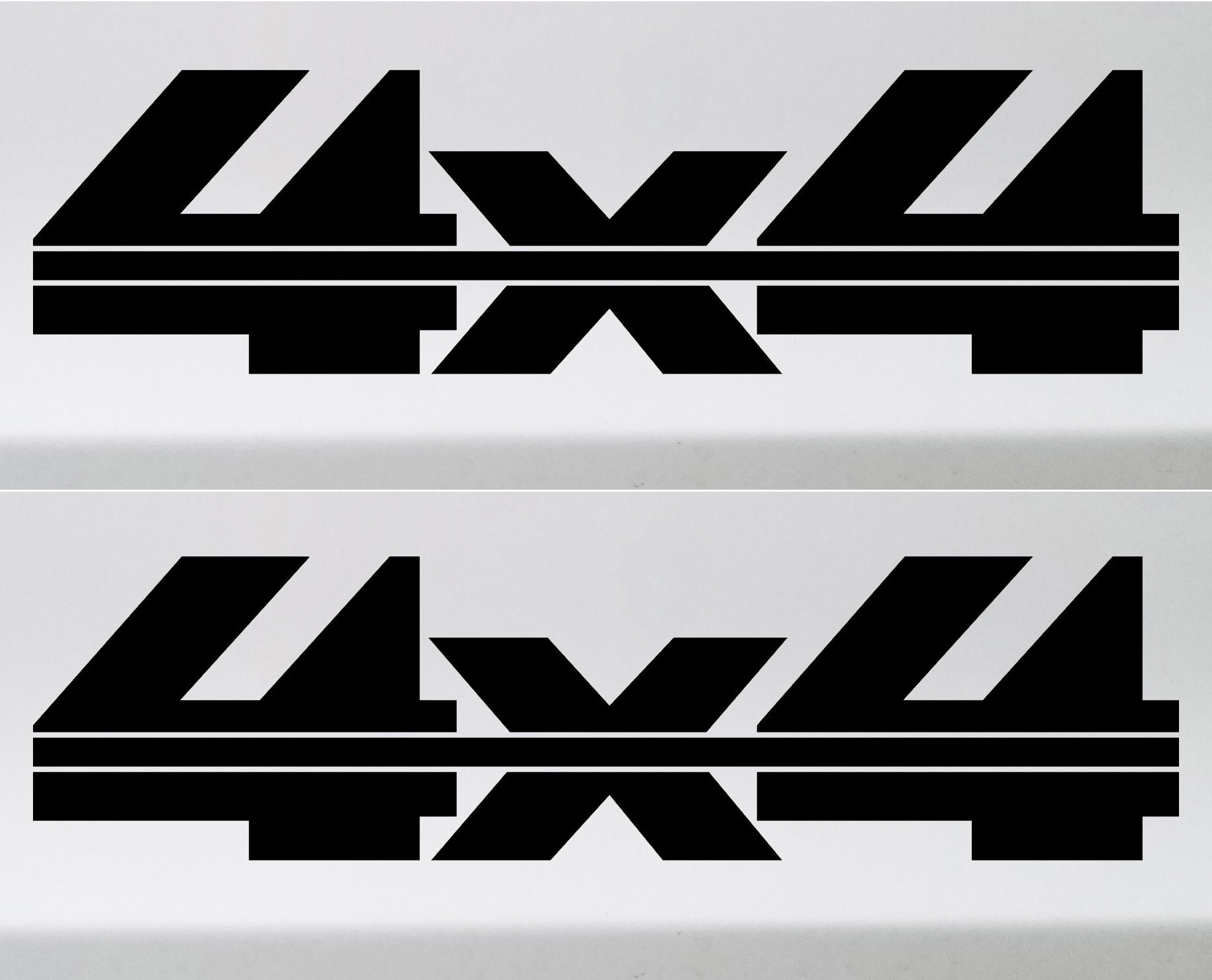 4 X 4 Vinyl Decals V11 | Pair off Road Truck 4-wheel 4WD 4x4| Die Cut ...