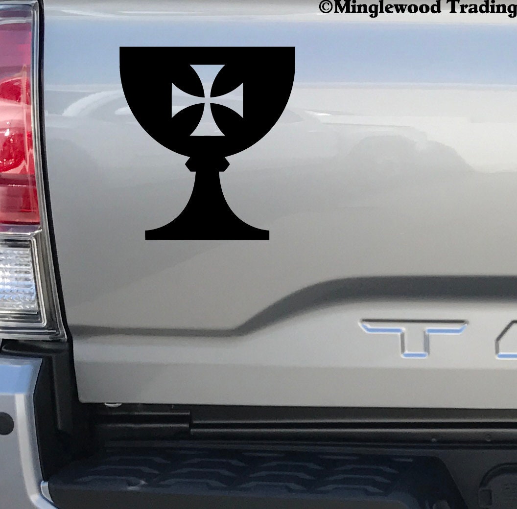 Holy Grail - Vinyl Decal Sticker - Jesus Christ Last Supper Chalice Cup ...