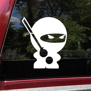 Ninja Vinyl Decal - Shinobi Warrior Japan Ninjato Ninjaken - Die Cut Sticker