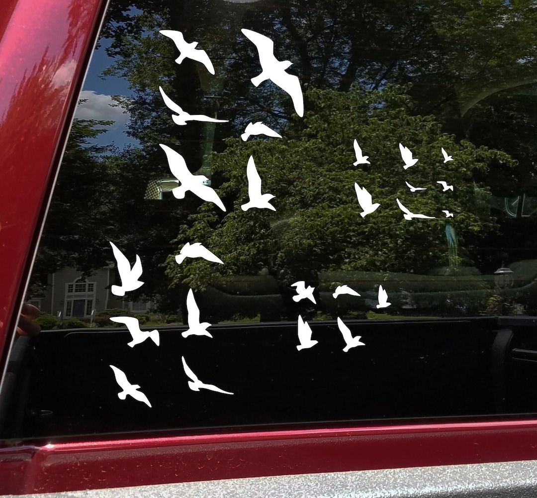 Bird In Flight Sticker Group of 25 Flying Birds Vinyl Decals - Die Cut Stickers - Etsy