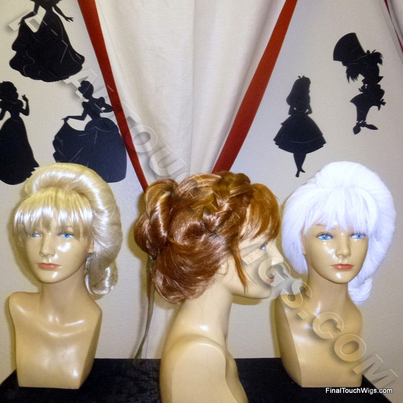 Princess Elsa Wig Up Do Coronation Etsy