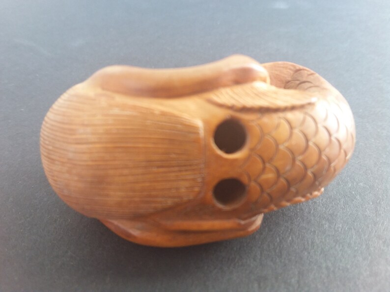 Mermaid Nursing Her Baby Netsuke