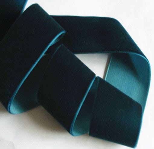 Turquoise Velvet Ribbon 