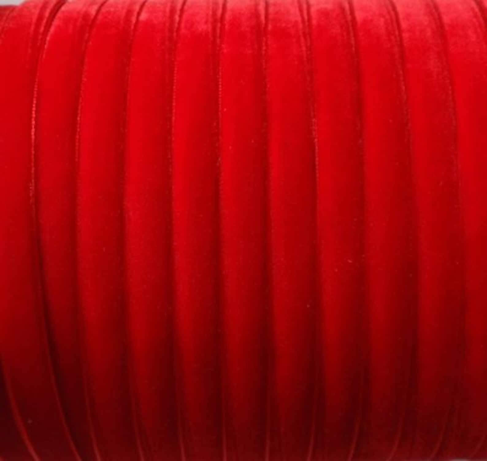 10 Yards 3/8 Inches Velvet Ribbon in Rust RY38-130 - Etsy