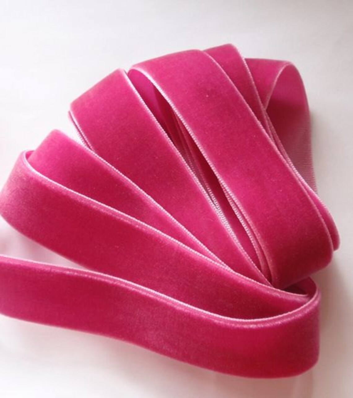 Cinta de terciopelo de 5 yardas y 8 pulgadas en Coral RY78015 Etsy