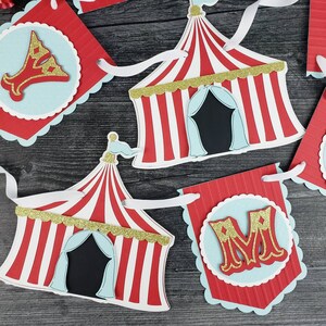 Circus Birthday Banner