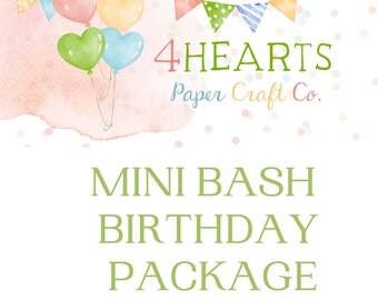 Mini Birthday Bash Decorations