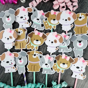 Puppy Cupcake Toppers