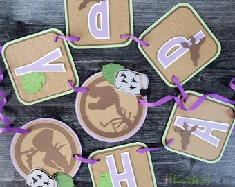 Dinosaur Fossil Banner