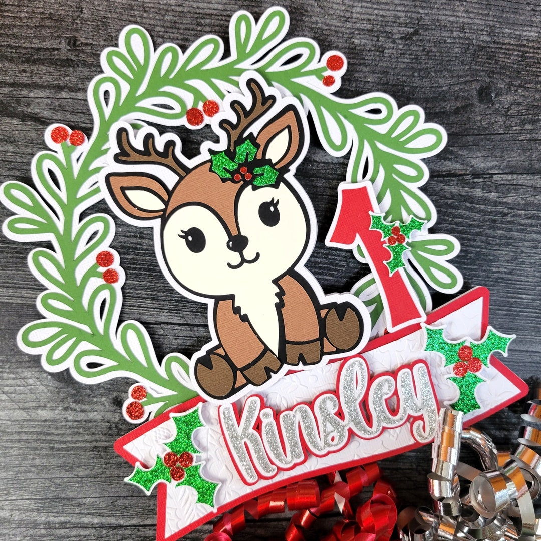 A Dear One - A Deer One Cake Topper - Etsy