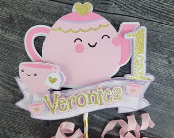 Tea Party Cake Topper