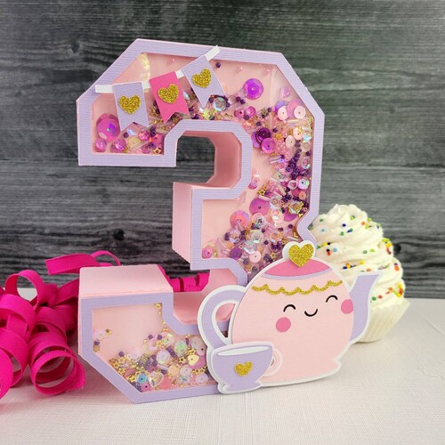 Tea for Two Cake Toppers Birthday Cake Topper Tea Party Etsy Canada