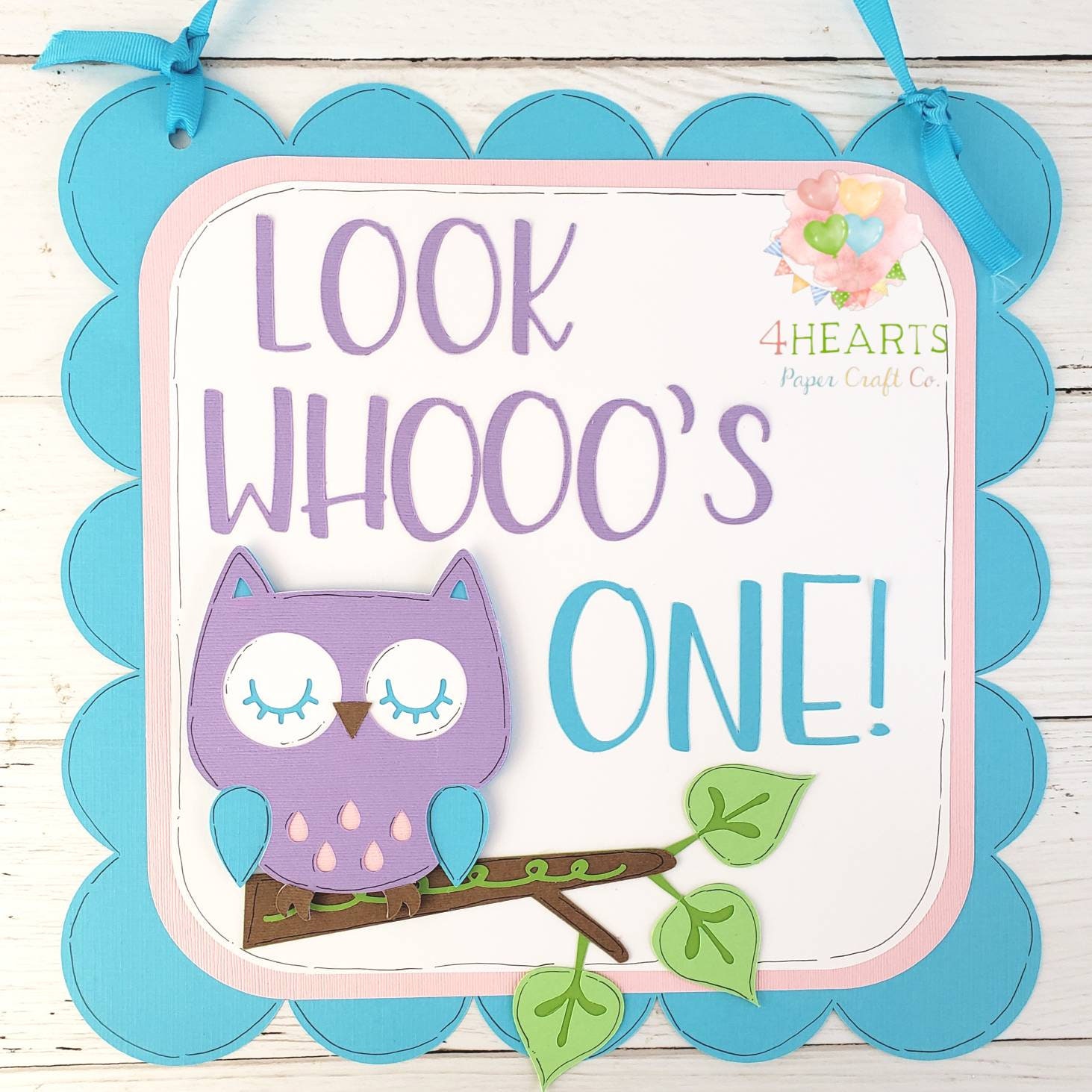 Owl Birthday Door Sign, Girl Owl Decorations