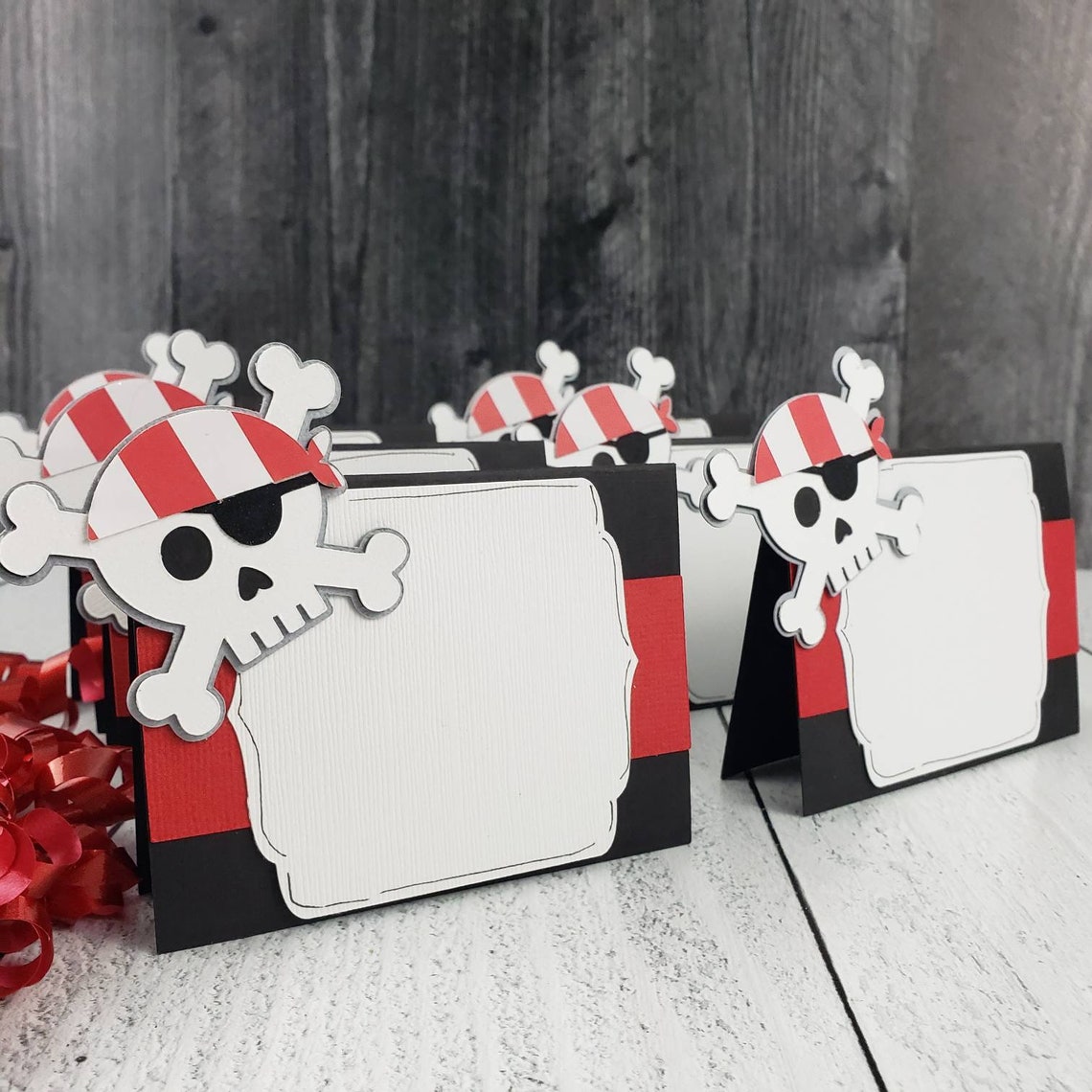 Pirate Place Cards Pirate Food Tent Signs | Etsy