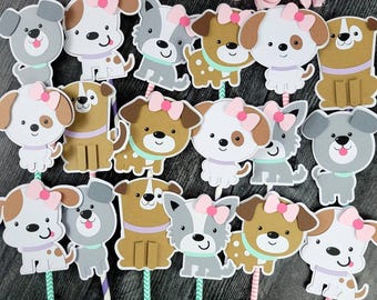 Puppy Cupcake Toppers