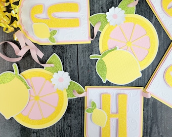 Lemon Birthday Banner - Lemon Birthday - Lemon Party