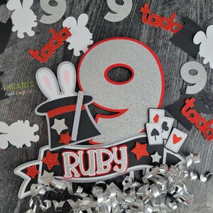 Magician Themed Cake Topper Magic Cake Topper Magician - Etsy