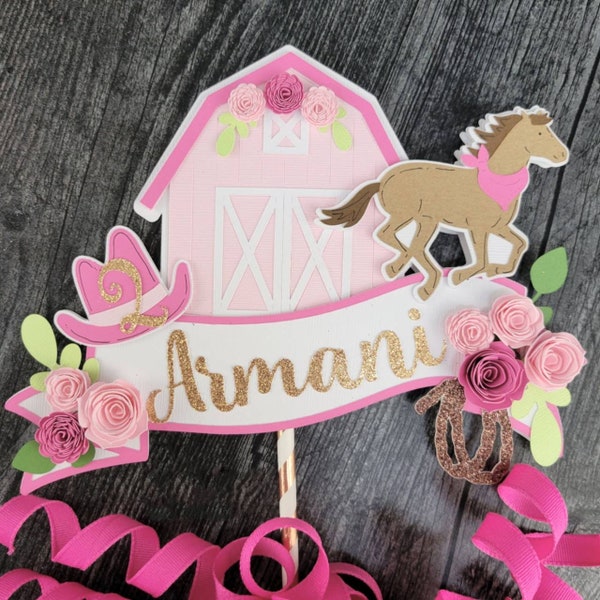 Horse Cake Topper Etsy