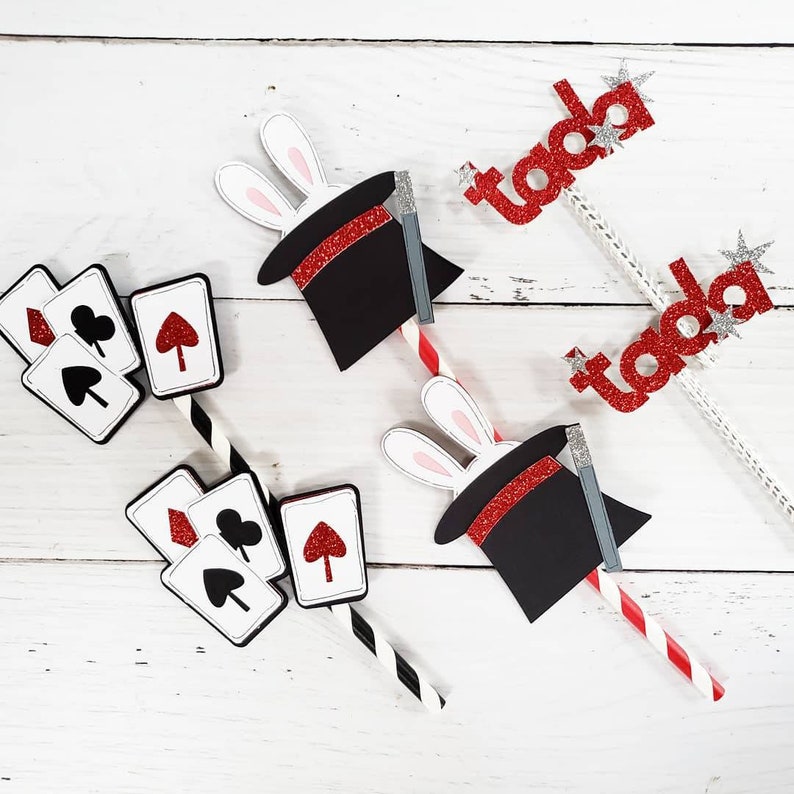 Magician Cupcake Toppers Magic Birthday Etsy