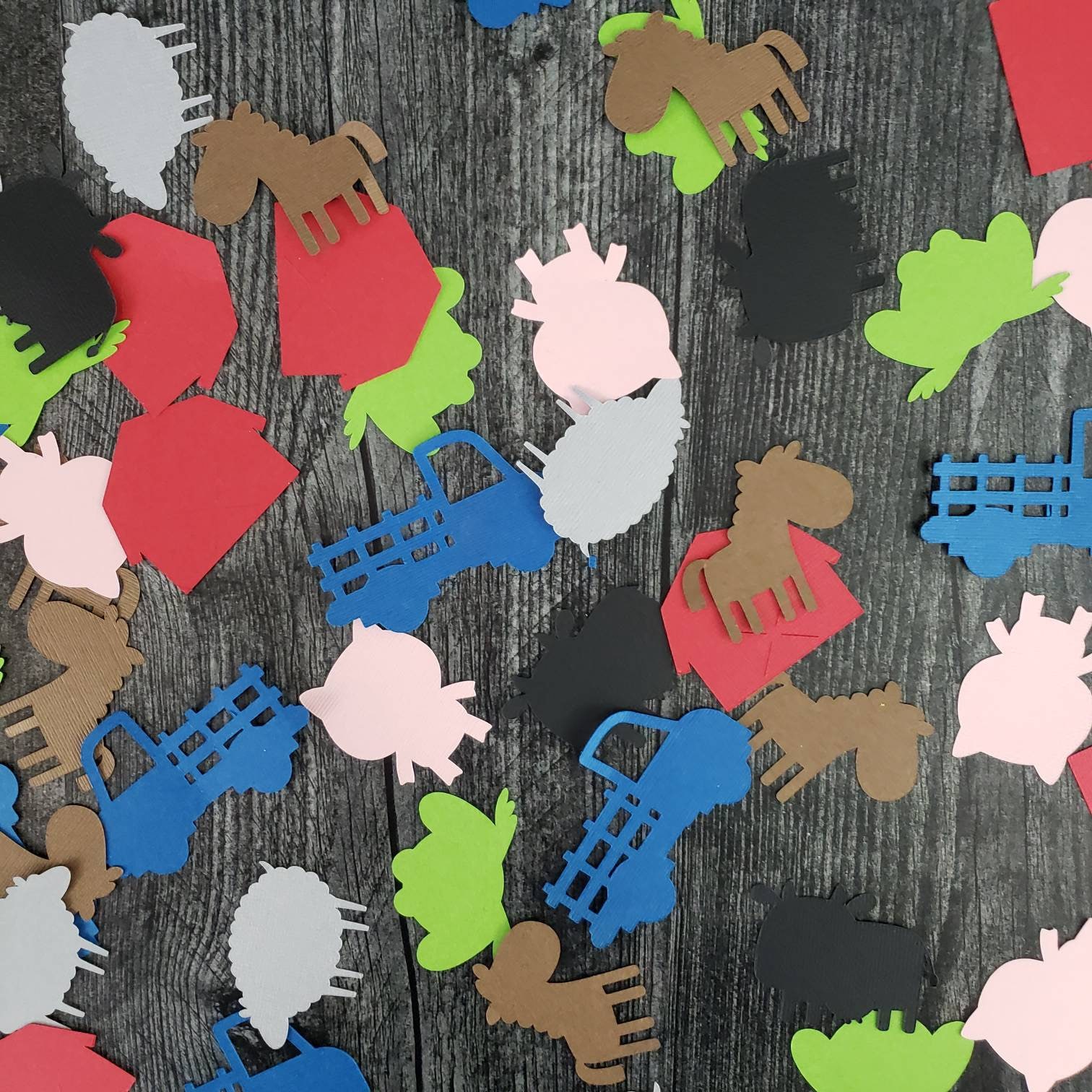 Farm Animals Confetti
