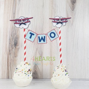 Airplane Cake Bunting