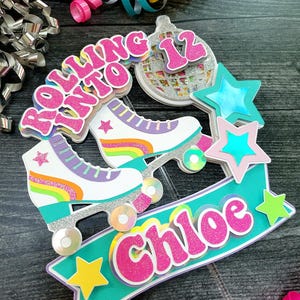 Roller Skate Cake Topper