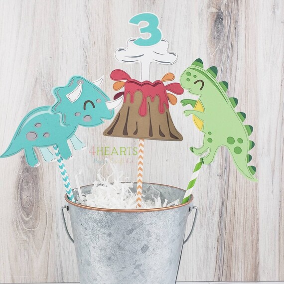 Dinosaur Birthday Centerpiece | Etsy