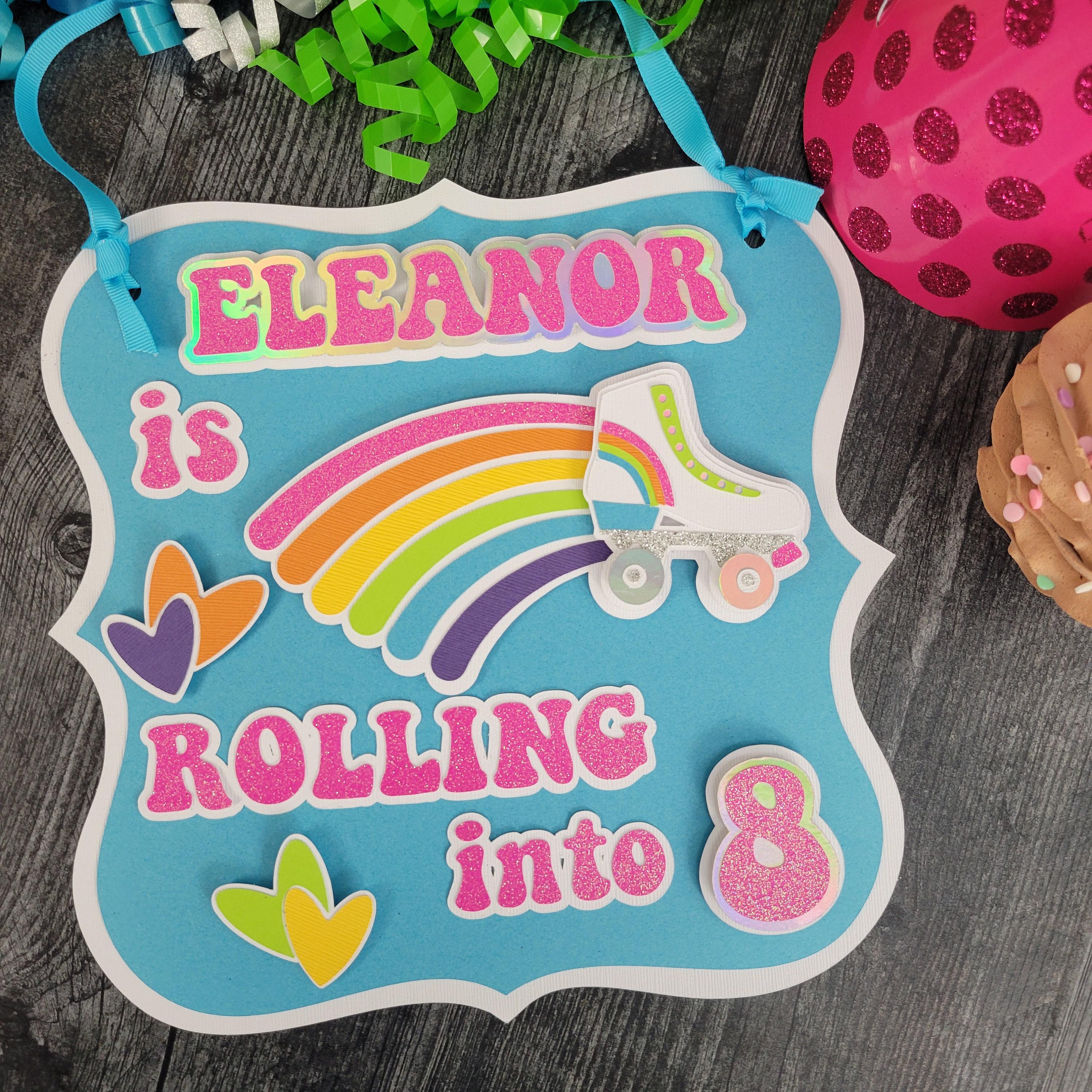 Roller Rink Skate Rentals Sign Roller Skate Door Sign - Roller Skating Party - Etsy