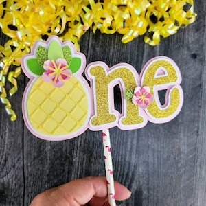 Pineapple Mini Cake Topper - Pineapple Party - Pineapple Birthday