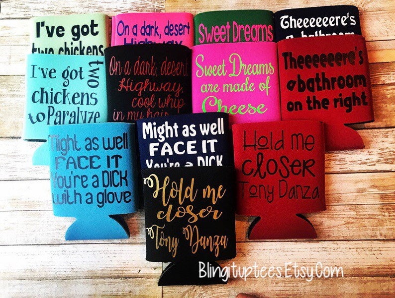 Misheard Song Lyrics SET of 12 Bachelorette Party Family | Etsy