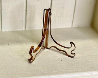 1:12 scale dolls house crystal acrilic plate holder