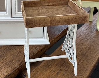 1:12 scale Dollshouse table with singer legs OOAK