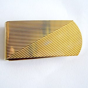 Sterlingzilver vermeil geldclip jaren 1970 van Avedon