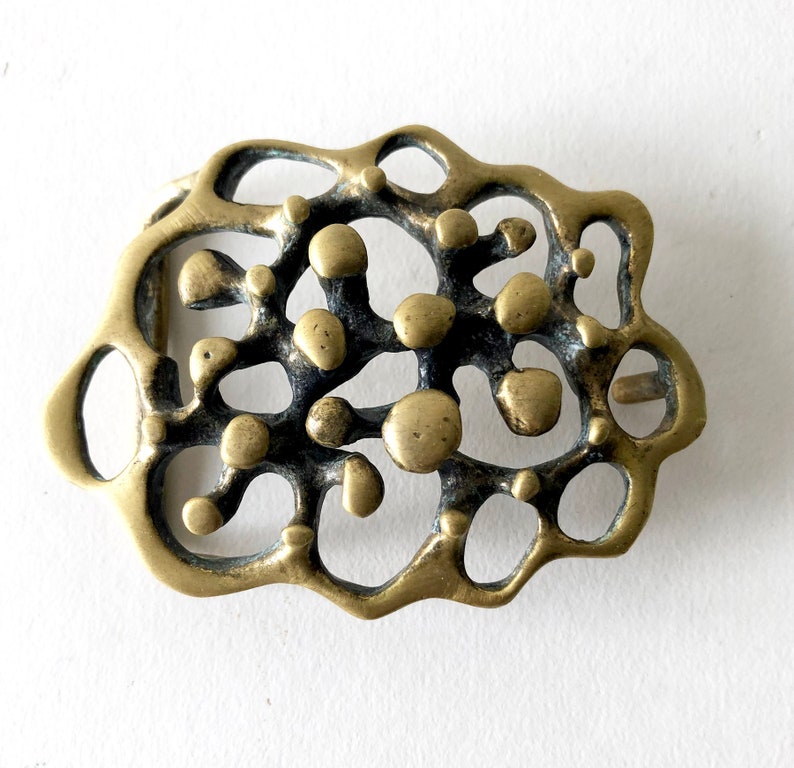 PENDENTIF HOMME SYMBOLE De La Paix Marron Réglable Neuf Bijoux