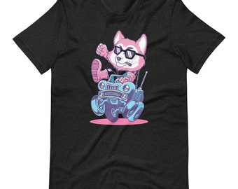 Car Racer Fox - Unisex t-shirt