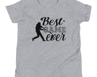 Best Game Ever Baseball - Youth Short Sleeve T-Shirt