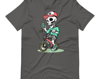 Skull Biker -  Unisex t-shirt