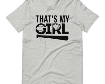 That's My Girl Baseball Softball - Women's t-shirt
