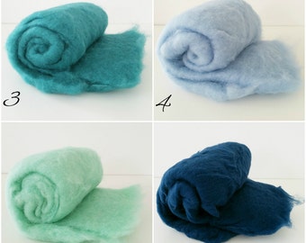Baby Blue Fluff Blanket Newborn Baby Photography prop Wool Basket Stuffer RTS UK seller