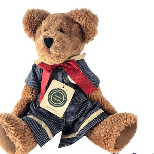 BOYDS Bears Megan Berriman 14 in Retired  912623 Blue and Tan Dress Pants Poseable