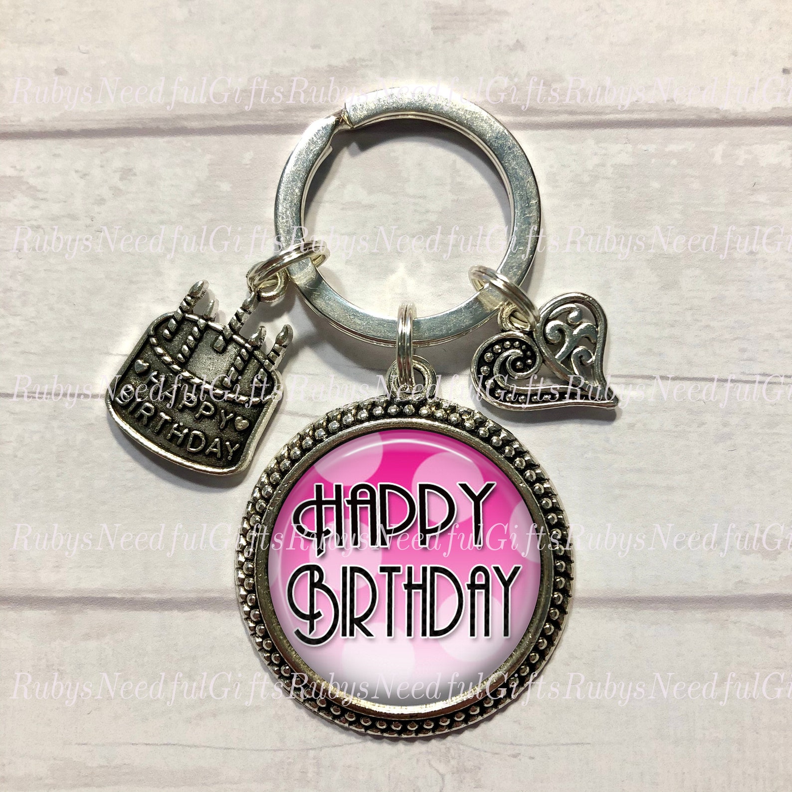 thumbnail image 2 of Birthday Keychain Bracelet For Women - Expandable Bangle Gift Jewelry 2 of 10