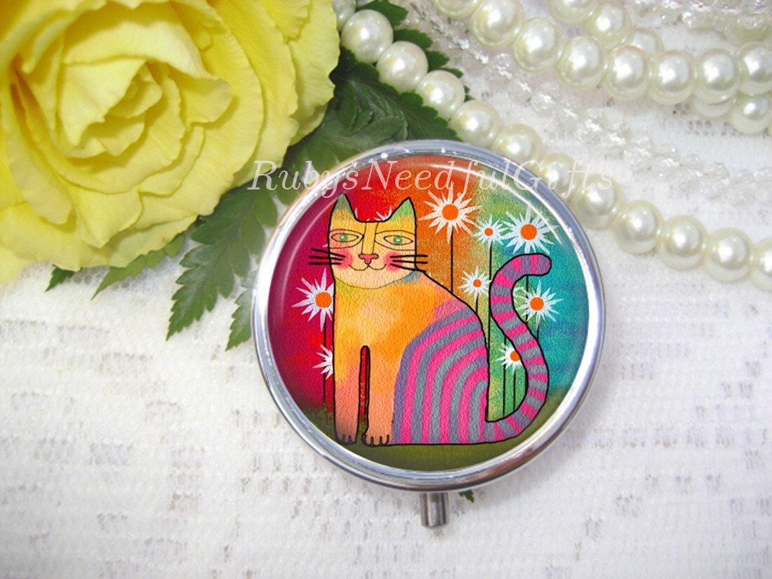 Cat Pill Case Pill Box Pill Container Mint Case Best Etsy Ireland