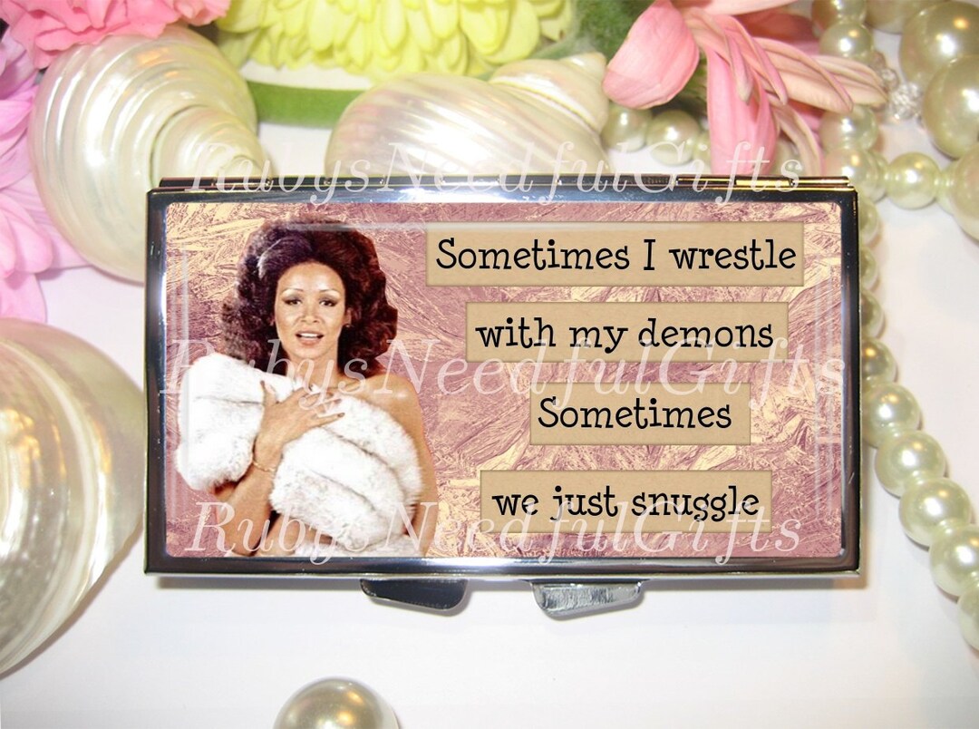 Retro Diva Pill Case, 7 Day Pill Box, Retro Housewife Pill Case, Pill