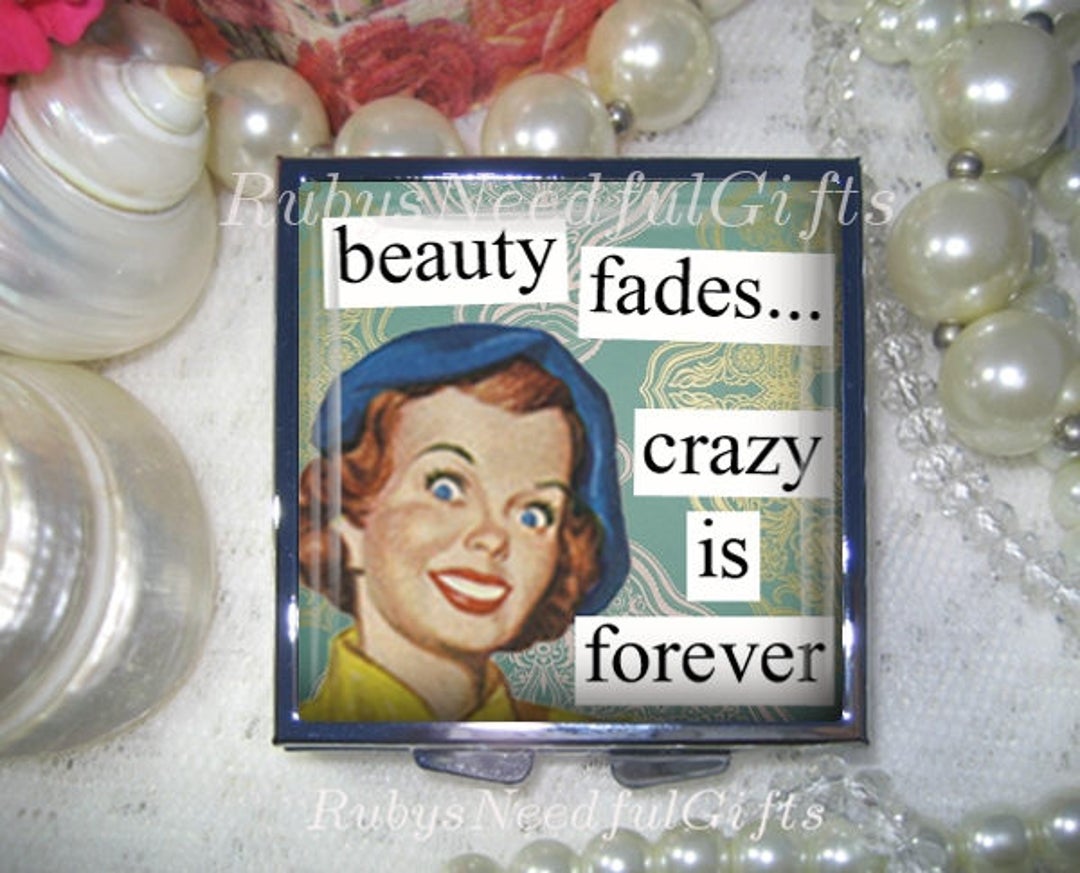 Square Pill Case Retro Diva Pill Case Pill Box Pill Etsy