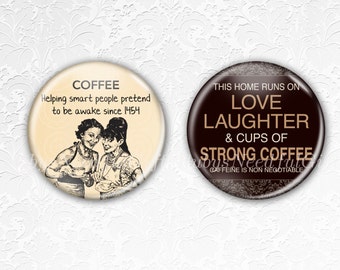 Coasters, Coffee Coasters, Drink Coasters, Zombie Coasters, Funny Coasters, Tableware, Hostess Gift, Birthday Gift, Best friend gift, Set of 2.