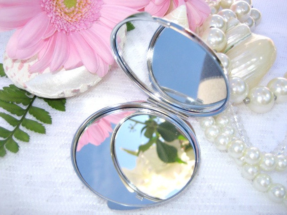 Compact Mirror With Vintage Diva Cosmetic Handbag or Purse Etsy