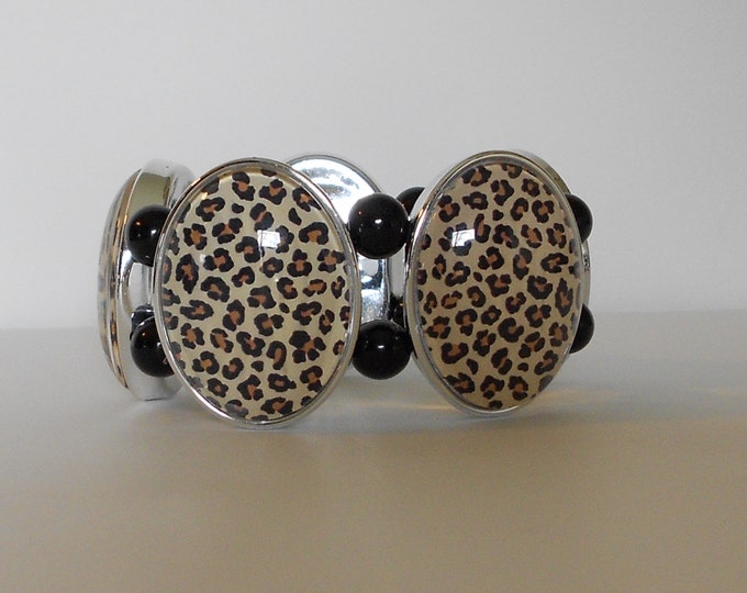 Cheetah Print Bracelet Etsy