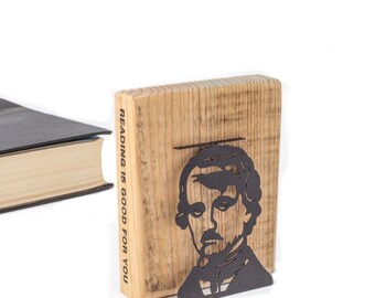 Metal Edgar Allan Poe Bookmark: Raven Gothic Dark Academia