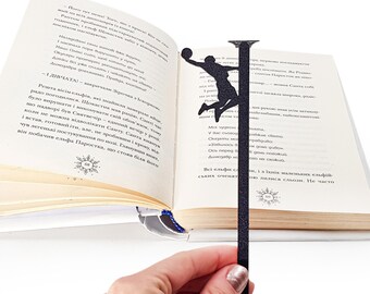 Metal Basketball Player Bookmark: Slam Dunk Teen Gift